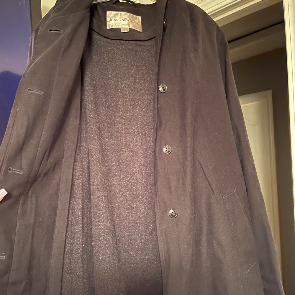 Black trench coat